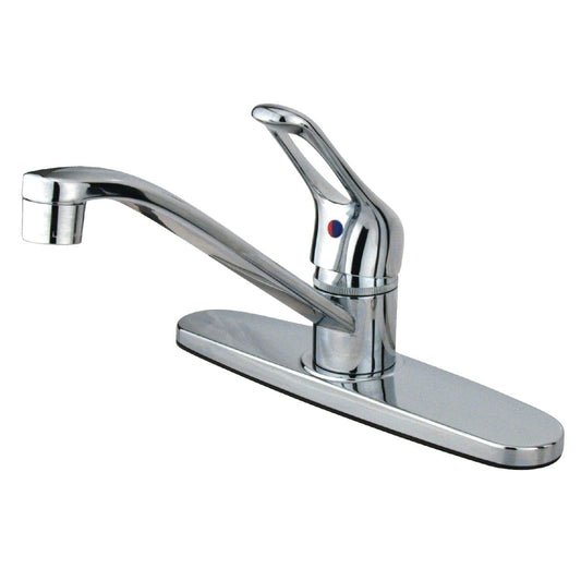 KINGSTON Brass Single-Handle Centerset Kitchen Faucet - Polished Chrome