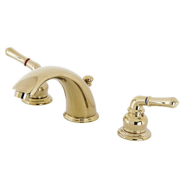 KINGSTON Brass Widespread Bathroom Faucet - Polished Brass