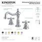 KINGSTON Brass 8" Widespread Bathroom Faucet - Polished Chrome