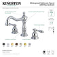KINGSTON Brass Widespread Bathroom Faucet - Polished Chrome