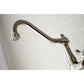 Kingston Brass KS3248AX brushed nickel  bathroom faucet detail on a white background