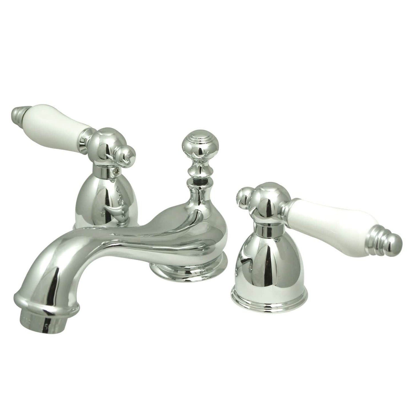 KINGSTON Brass Restoration Mini-Widespread Bathroom Faucet - Polished Chrome