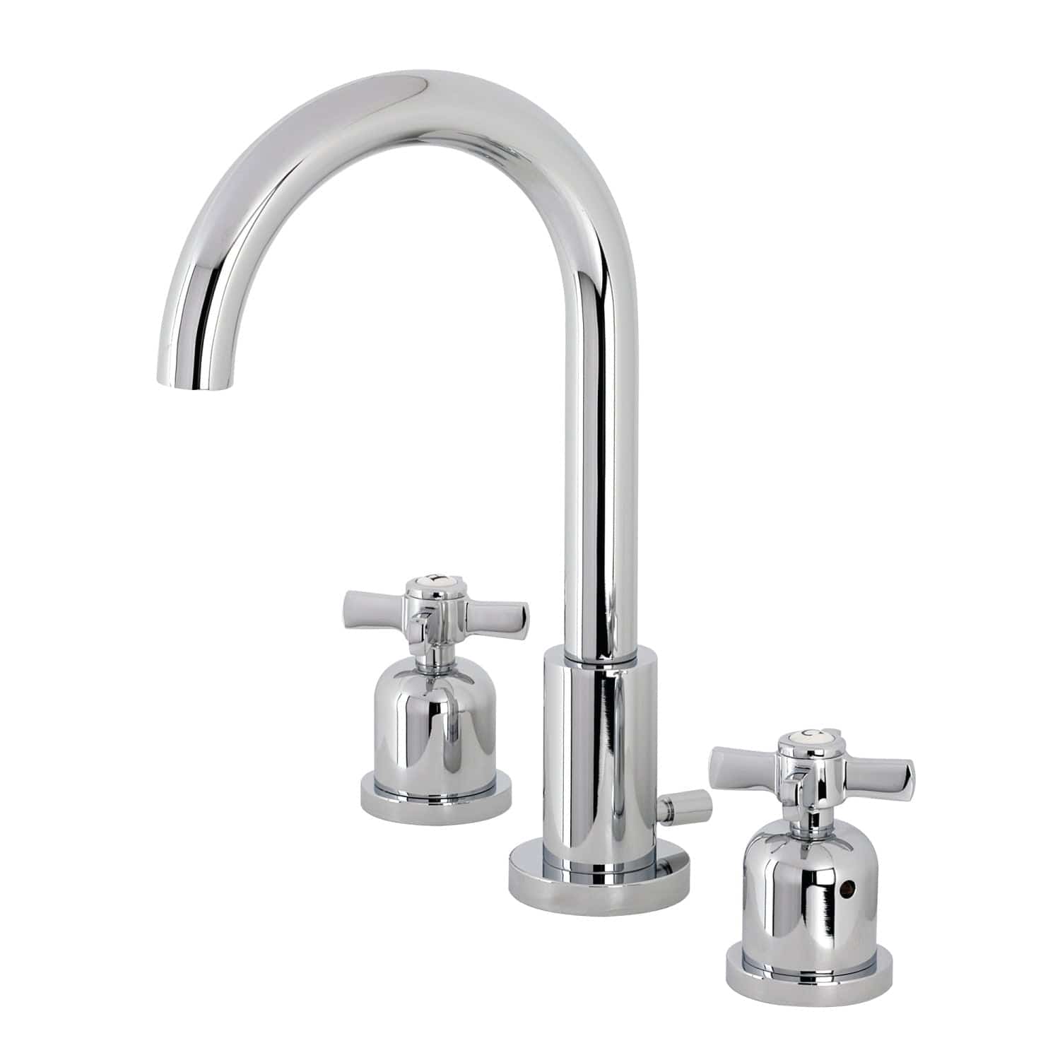 Main image for Millennium widespread, 2 handle bathroom faucet in polished chrome finish