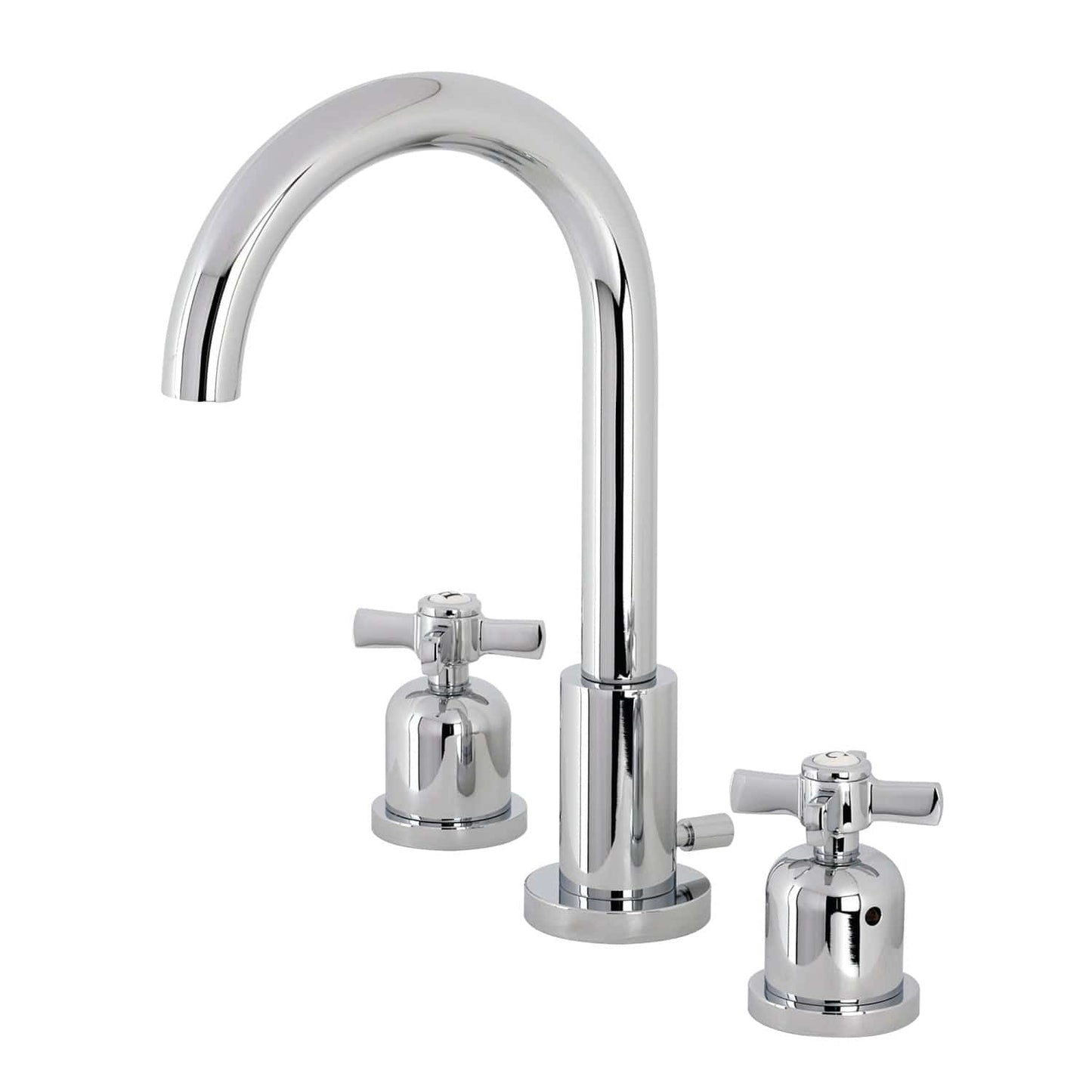 Main image for Millennium widespread, 2 handle bathroom faucet in polished chrome finish