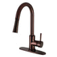 Main product image of Kingston Brass LS8625DL single-handle oil rubbed bronze kitchen faucet 