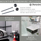 Nantucket NS-ACBS20 bucket sink wall mounting hardware