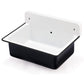 Nantucket NS-ACBS20OF-BLKW 20-inch black wall mount bucket sink, view 3