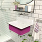 Nantucket 20" Wallmount Bucket Sink With Overflow - Pink - NS-ACBS20OF-PNKW