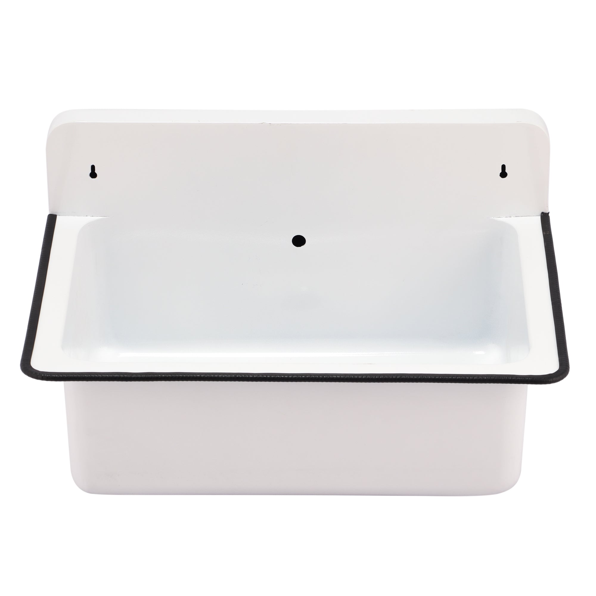 Nantucket NS-ACBS20OF-WW 20-inch white wall mount bucket sink