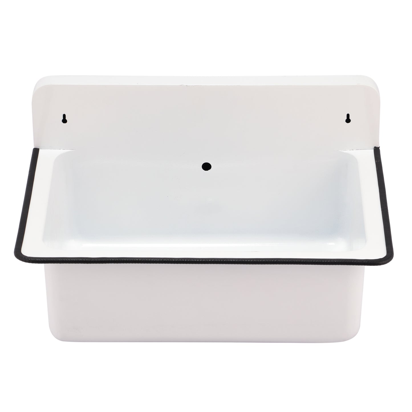 Nantucket NS-ACBS20OF-WW 20-inch white wall mount bucket sink