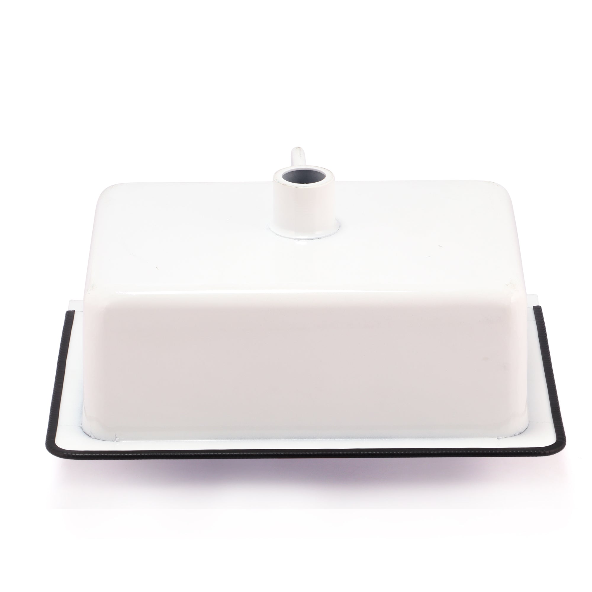 Nantucket NS-ACBS20OF-WW 20-inch white wall mount bucket sink, view 4