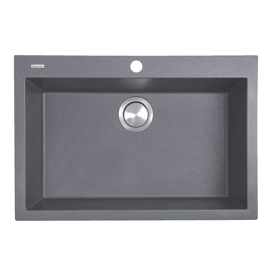 Main product image for Nantucket 27" Titanium dual mount granite sink