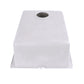 Nantucket PR1716-W 17-inch white granite composite undermount bar-prep sink, view 4