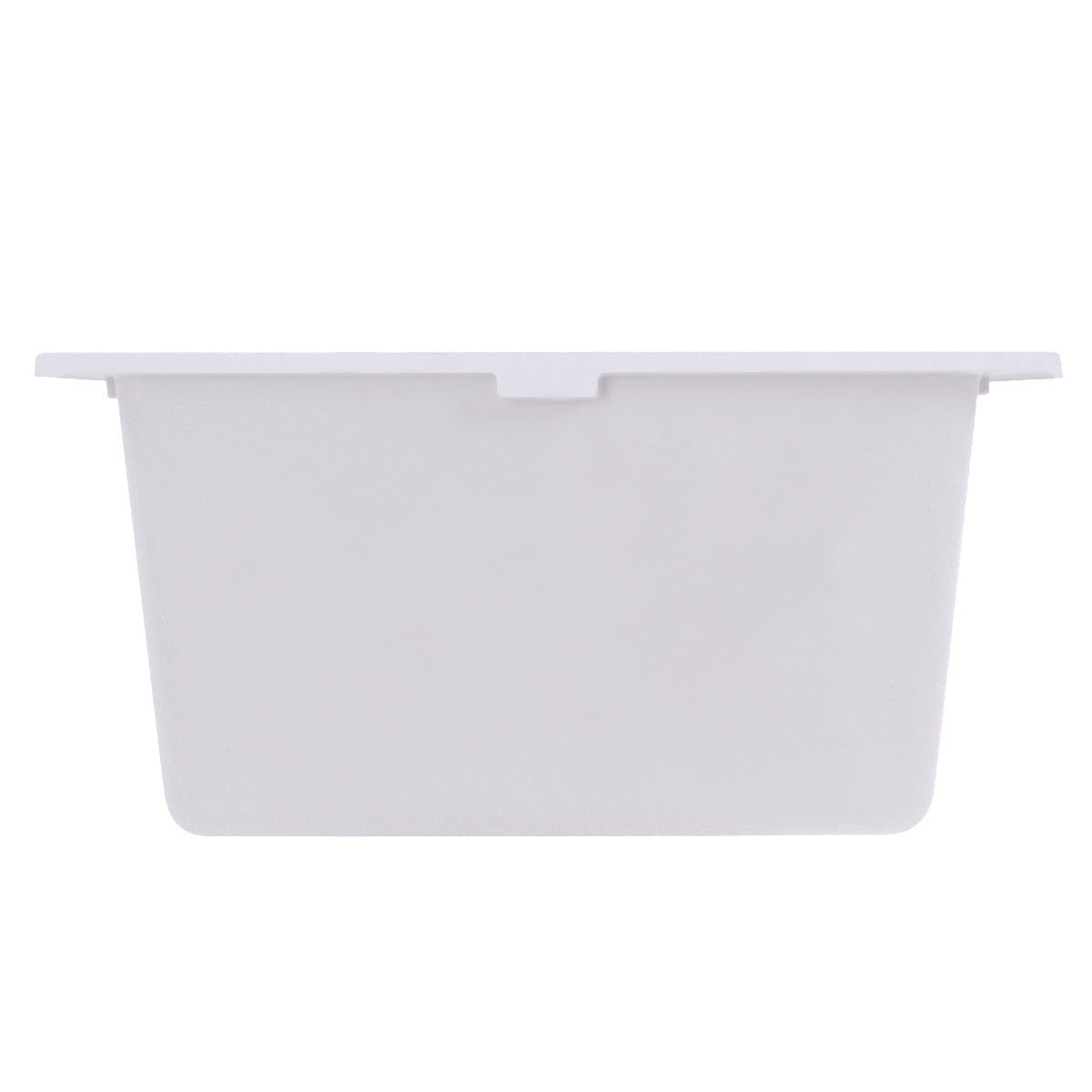 Nantucket PR1716-W 17-inch white granite composite undermount bar-prep sink, view 5