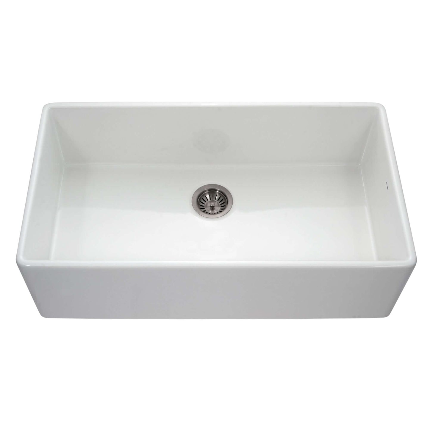 HOUZER PLATUS 36" Fireclay Apron Front Farmhouse Single Bowl Kitchen Sink