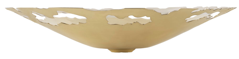 Thompson Puebla Calado 19" Polished Brass and Burnished Nickel Bathroom Sink - CASG-CALADO - view 2
