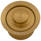 Ruvati RVA1052 Extended Garbage Disposal Flange with Deep Basket Strainer and Stopper in Brushed Gold finish