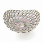 Ruvati Murano 19 inch seashell glass vessel sink in Nautilus Brown, view 3