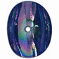 Ruvati Murano 19 inch seashell glass vessel sink in Celestial Blue, view 5