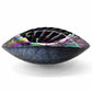 Ruvati Murano 19 inch seashell glass vessel sink in Cosmic Black, view 5