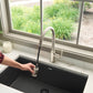 Ruvati RVF1234 Simoni Single-Handle Pull-Down Kitchen Faucet — Traditional Farmhouse Style