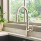Ruvati RVF1234 Simoni Single-Handle Pull-Down Kitchen Faucet — Traditional Farmhouse Style