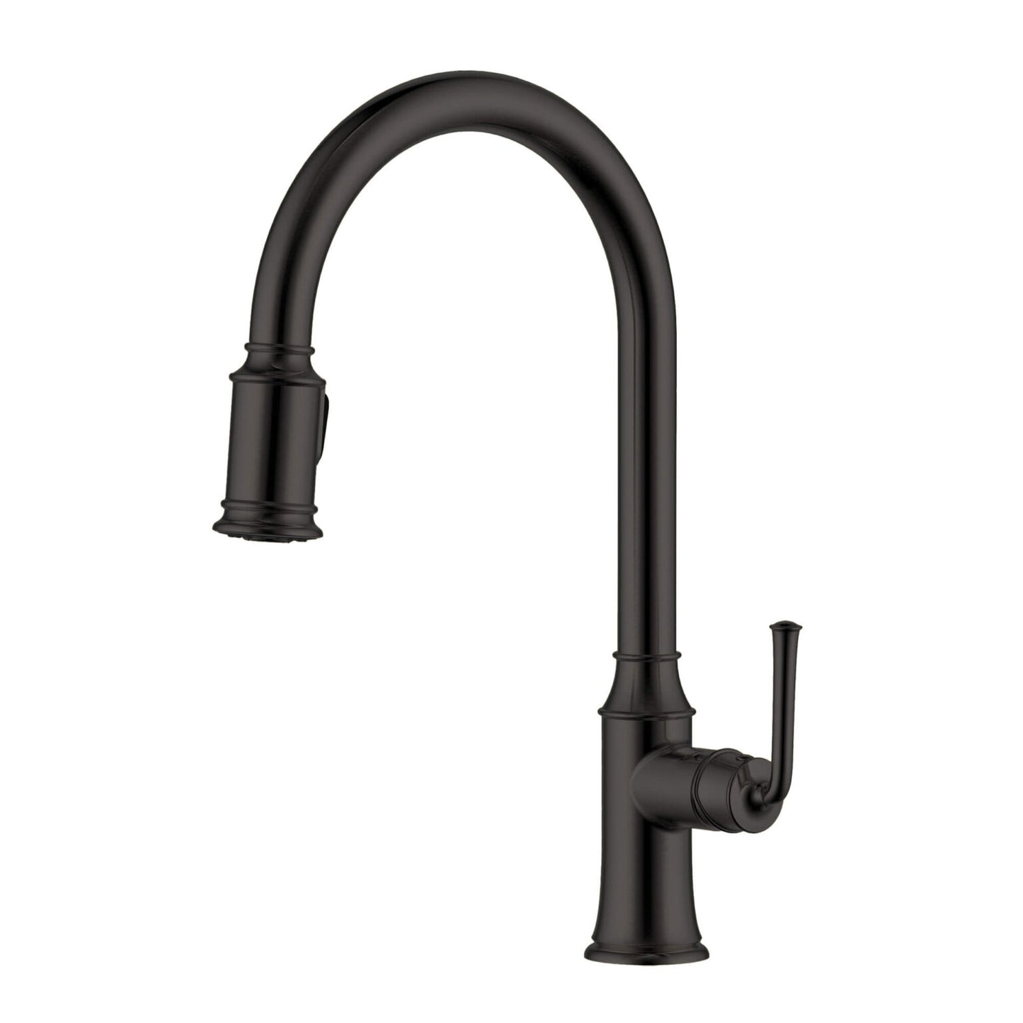 Ruvati RVF1234 Simoni Single-Handle Pull-Down Kitchen Faucet — Traditional Farmhouse Style