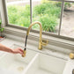 Ruvati RVF1234 Simoni Single-Handle Pull-Down Kitchen Faucet — Traditional Farmhouse Style