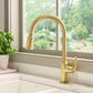 Ruvati RVF1234 Simoni Single-Handle Pull-Down Kitchen Faucet — Traditional Farmhouse Style