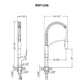 Ruvati RVF1236 Seneca Single-Handle Spring Pull-Down Kitchen Faucet with Pre-Rinse Sprayer