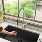 Ruvati RVF1236 Seneca Single-Handle Spring Pull-Down Kitchen Faucet with Pre-Rinse Sprayer