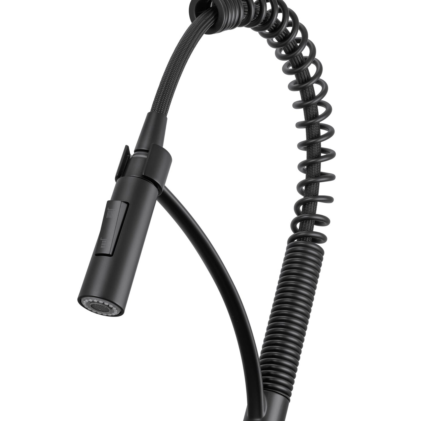 Ruvati RVF1236 Seneca Single-Handle Spring Pull-Down Kitchen Faucet with Pre-Rinse Sprayer