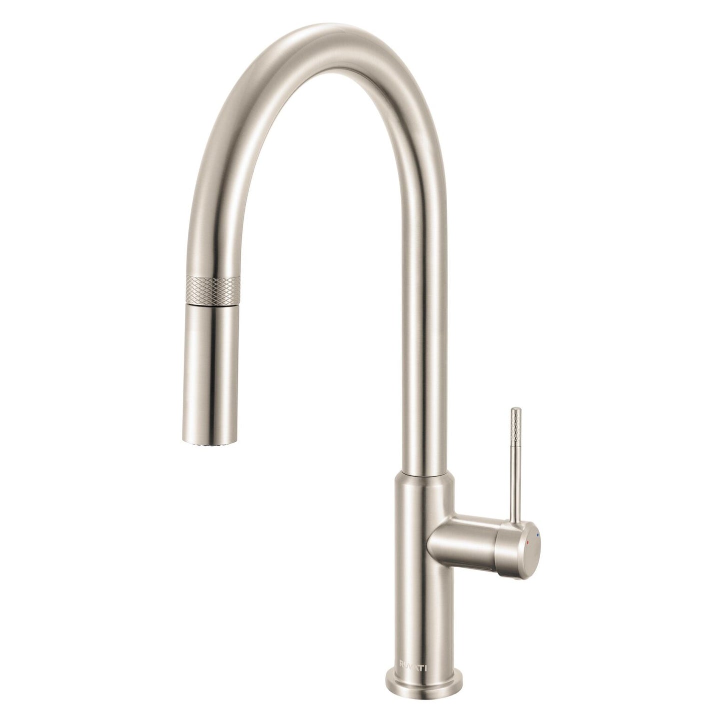 Ruvati RVF1237 Vestia Single-Handle Pull-Down Kitchen Faucet with Knurl Detail