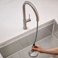 Ruvati RVF1237 Vestia Single-Handle Pull-Down Kitchen Faucet with Knurl Detail