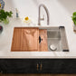 Ruvati RVF1237 Vestia Single-Handle Pull-Down Kitchen Faucet with Knurl Detail