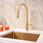 Ruvati RVF1237 Vestia Single-Handle Pull-Down Kitchen Faucet with Knurl Detail