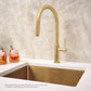 Ruvati RVF1237 Vestia Single-Handle Pull-Down Kitchen Faucet with Knurl Detail