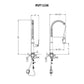 Ruvati RVF1238 Seneca Single-Handle Pre-Rinse High-Arc Kitchen Faucet in Stainless Steel