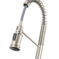Ruvati RVF1238 Seneca Single-Handle Pre-Rinse High-Arc Kitchen Faucet in Stainless Steel