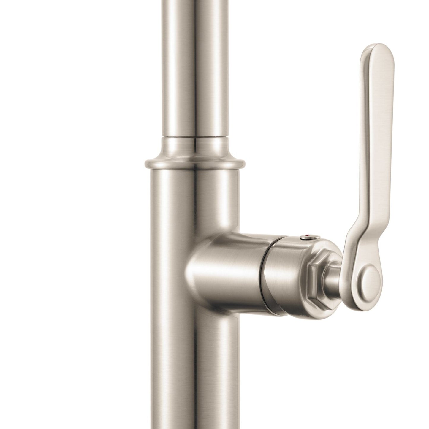 Ruvati RVF1238 Seneca Single-Handle Pre-Rinse High-Arc Kitchen Faucet in Stainless Steel