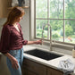 Ruvati RVF1238 Seneca Single-Handle Pre-Rinse High-Arc Kitchen Faucet in Stainless Steel