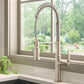 Ruvati RVF1238 Seneca Single-Handle Pre-Rinse High-Arc Kitchen Faucet in Stainless Steel