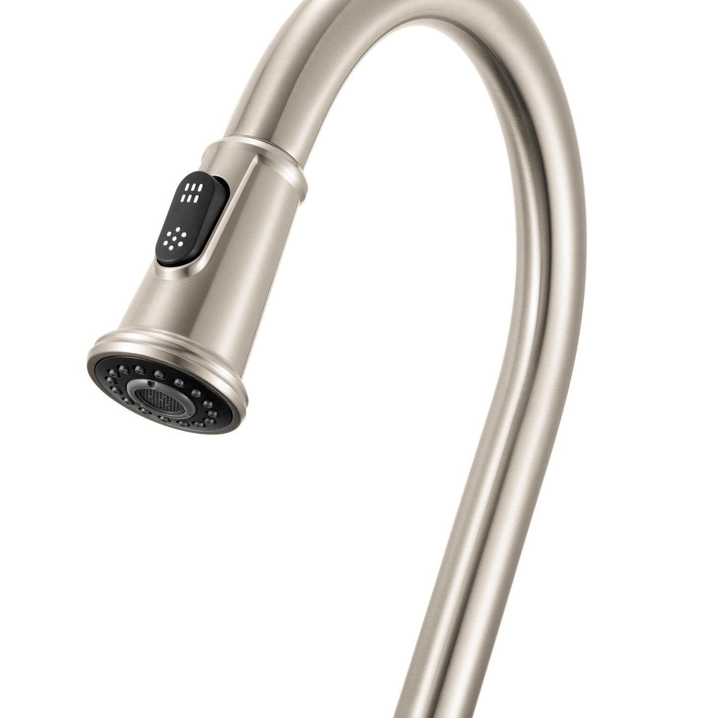 Ruvati RVF1239 Idris Single-Handle Pull-Down High-Arc Gooseneck Kitchen Faucet