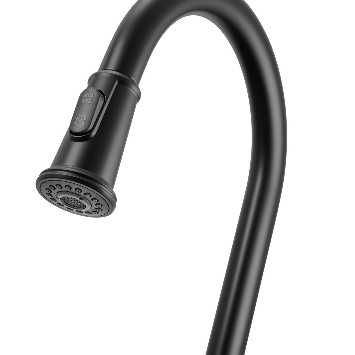 Ruvati RVF1239 Idris Single-Handle Pull-Down High-Arc Gooseneck Kitchen Faucet