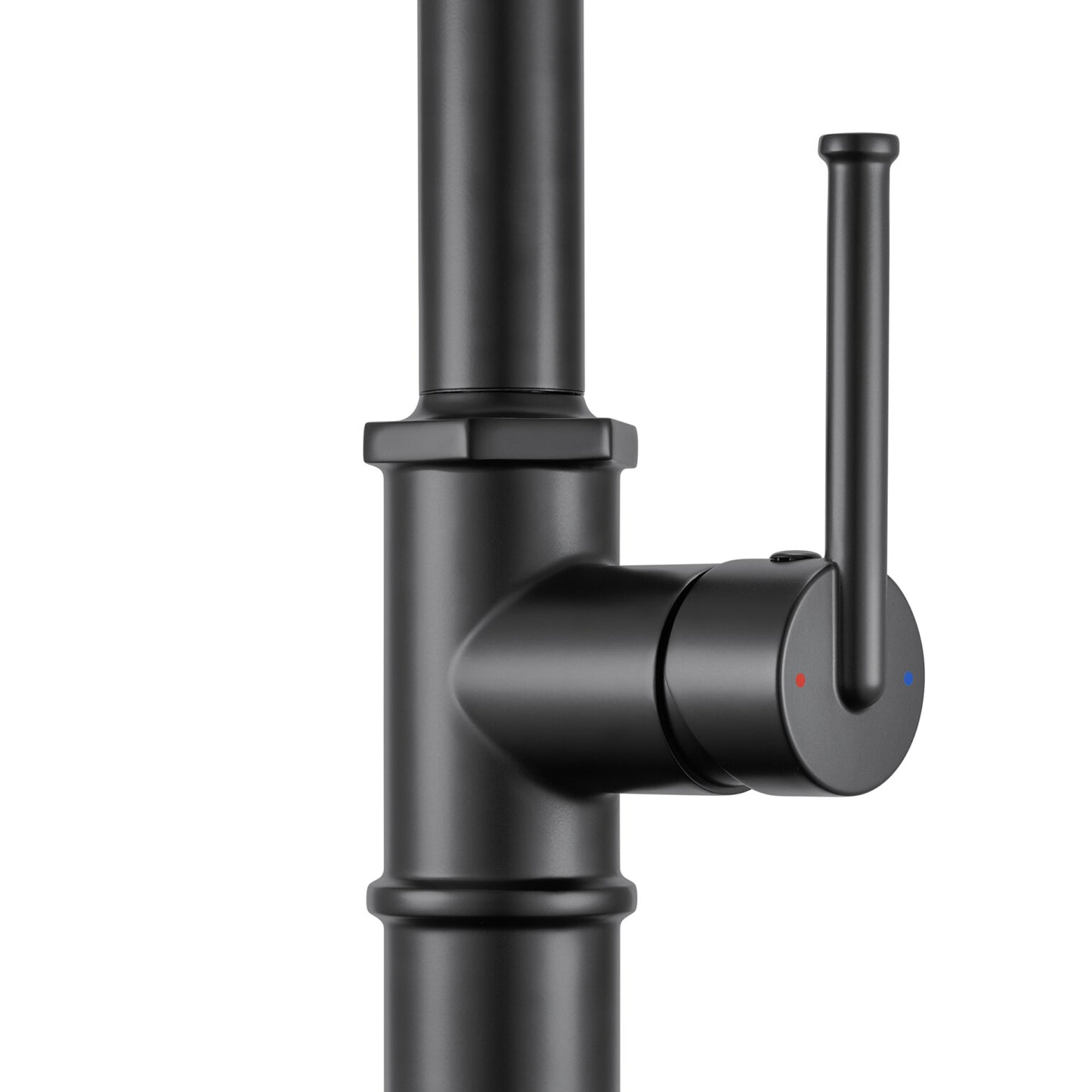 Ruvati RVF1239 Idris Single-Handle Pull-Down High-Arc Gooseneck Kitchen Faucet