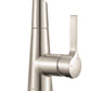 Ruvati RVF1242 Carina Single-Handle Flexible Hose Kitchen Faucet in Stainless and Black