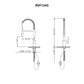 Ruvati RVF1243 Seneca Single-Handle Pull-Down Pull-Out Spring Kitchen Faucet