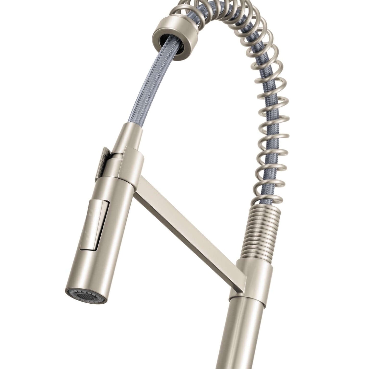 Ruvati RVF1243 Seneca Single-Handle Pull-Down Pull-Out Spring Kitchen Faucet with coiled spring design