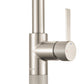 Ruvati RVF1248 Isola Single-Handle Pull-Out Kitchen Faucet with Knurl Detail