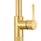 Ruvati RVF1248 Isola Single-Handle Pull-Out Kitchen Faucet with Knurl Detail